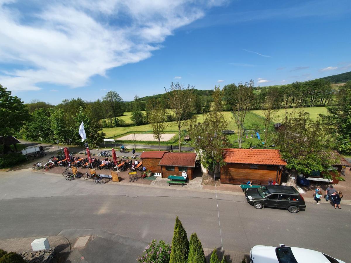 הופביבר Garni Hotel Biebertal Am Milseburgradweg מראה חיצוני תמונה