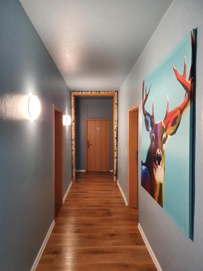 הופביבר Garni Hotel Biebertal Am Milseburgradweg מראה חיצוני תמונה