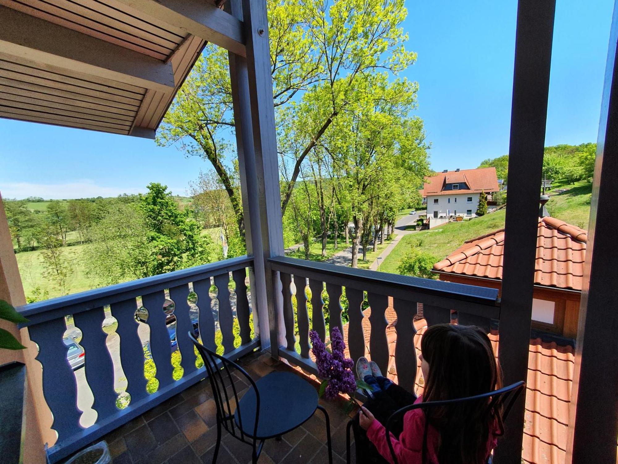 הופביבר Garni Hotel Biebertal Am Milseburgradweg חדר תמונה
